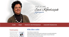 Desktop Screenshot of ewakolodziejek.pl